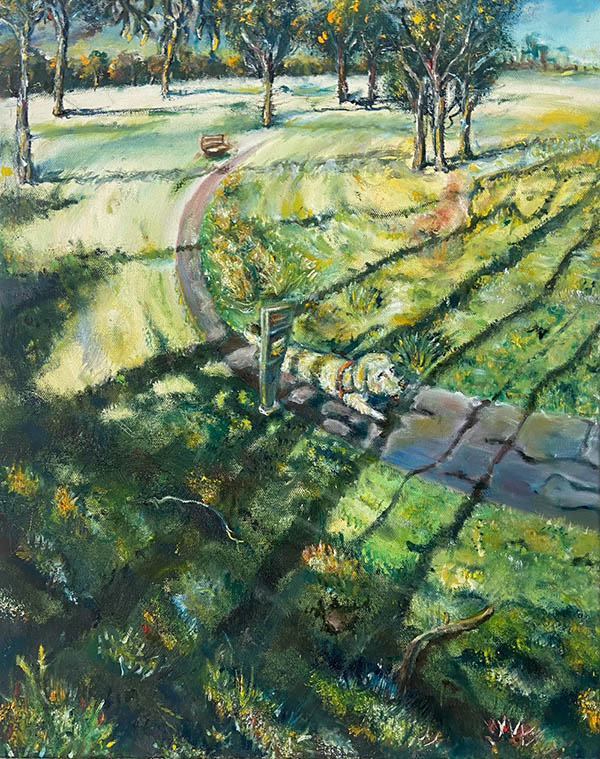 Long shadows: Royal park